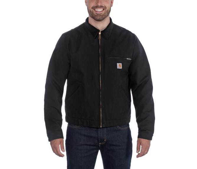 CARHARTT CARHARTT DUCK DETROIT JACKE WORKWEAR HERITAGE MÄNNER VINTAGE SCHWARZ 103828 NEU