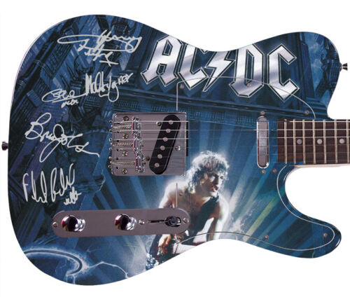 AC/DC ACDC Autographed Ballbreaker Album LP CD Dvd Photo Guitar