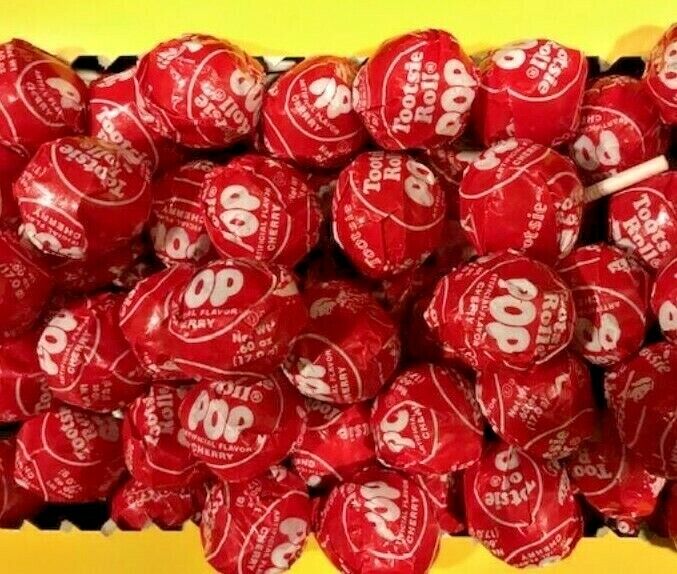 Tootsie Roll Pops Cherry Flavor-bulk Tootsie Pop Candy Lollipops -{40 Count}