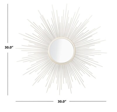 Safavieh ALVES SUNBURST MIRROR, Reduced Price 2172743470 MRR1006A