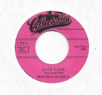 DICKY DOO & DON'TS * 45 * Click Clack / Nee Nee Na Na 1960s * RI * UNPLAYED MINT