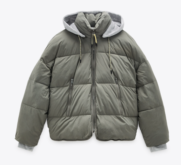 Zara Unisex Puffer Coat