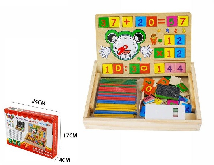 Gioco Legno Numeri Tasselli Bambino Didattico Educativo Puzzle Incastro dfh