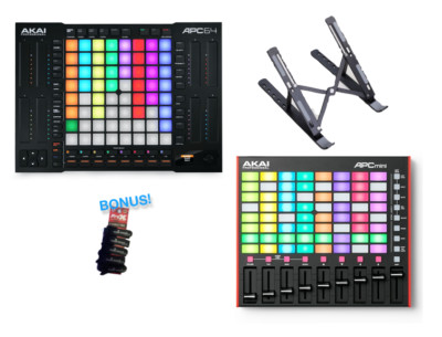 AKAI MIDI Pack Pro APC 64 and APC Mini MK2 + Compact Stand