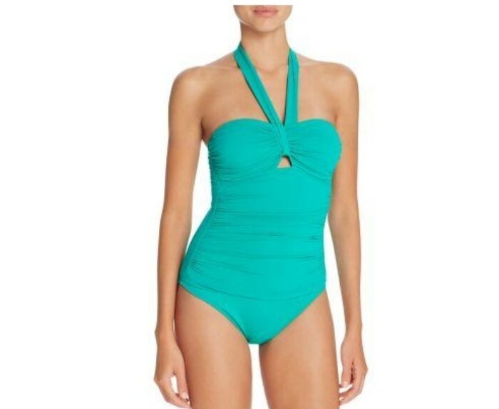 Lauren Ralph Lauren 267566 Women's Beach Halter One Piece Swimsuit Size 4