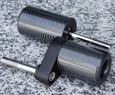 2007-2008 Kawasaki Ninja ZX6 ZX6R CARBON NO-CUT FRAME SLIDERS