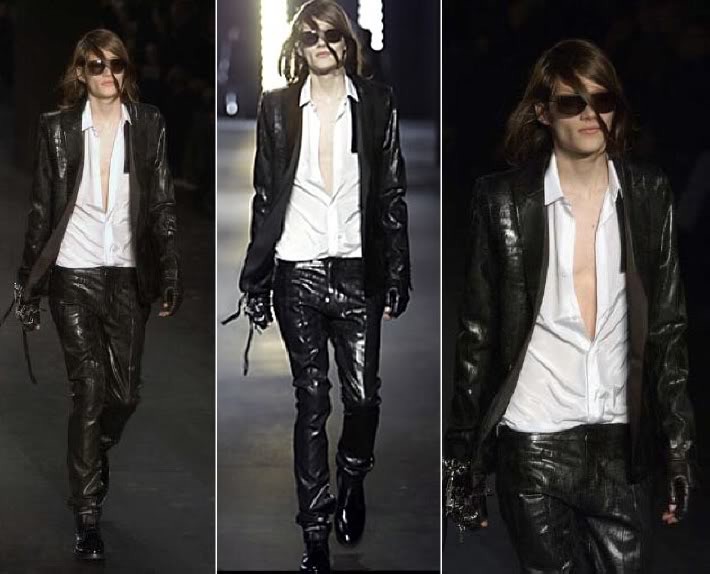Dior Homme Tuxedo Smoking Suit Waxed Coating Luster Runway AW03 eu48 us38 small