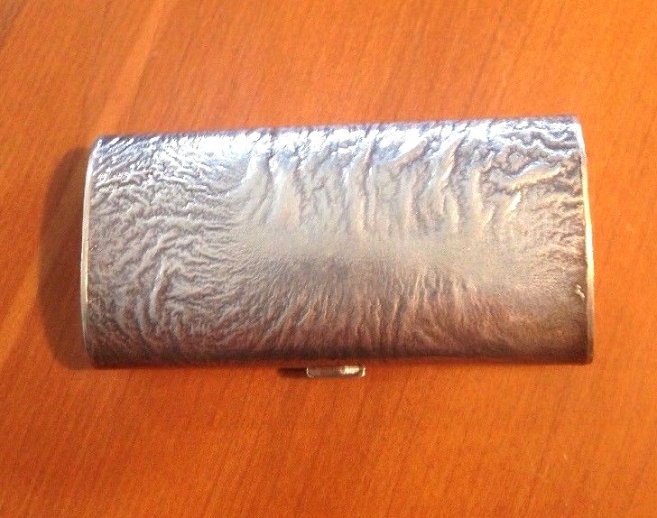 VINTAGE TIFFANY & CO STERLING SILVER CIGARETTE HOLDER CASE ITALY RARE 84.7 GRAMS