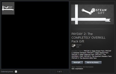 PAYDAY 2: The COMPLETELY OVERKILL Pack Gift