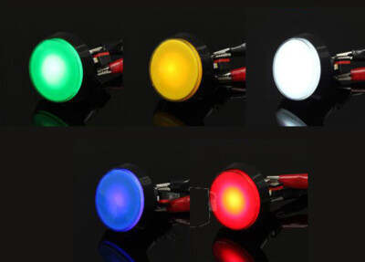 20pcs White 12V LED Lamp LED Light For Illuminated Arcade MAME LED Push Buttons 