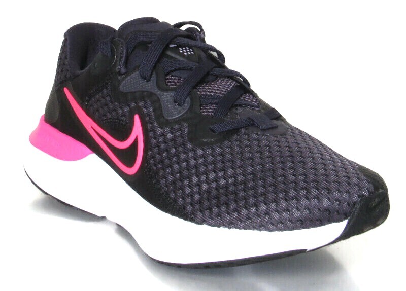 

Женские беговые кроссовки Nike Renew Run 2, черные, розовые, фиолетовые, CU3505-502, Cave purple-hyper pink-black, Nike Renew Run