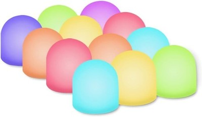 NOVELTY PLACE Color Changing Mini Night Light, Multicolor LED Mood Lighting... 