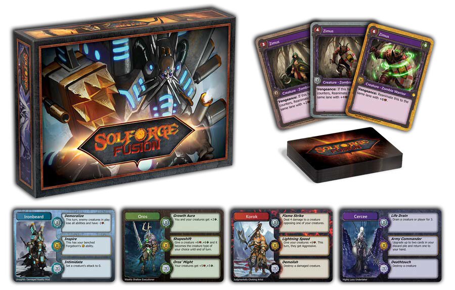 Стартовый набор SolForge Fusion Card Game Stoneblade Entertainment NIB