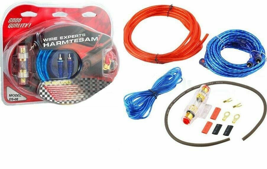 Kit Completo Di Cavi Auto Cablaggio Subwoofer Casse Impianto Audio Tp-668 awe