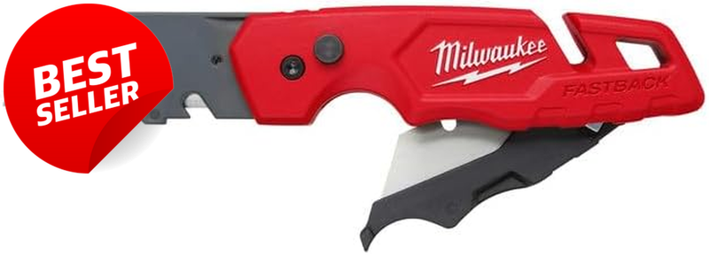 Milwaukee 48-22-1502 FASTBACK Folding Utility Knife with Blade Storage - US