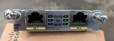 Cisco HWIC-2FE Two Port 10/100 Ethernet Interface Card
