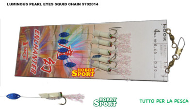 LENZA PICCOLA TRAINA EYES SQUID CHAIN   AMO 4 FILO 0.40 ENCHANTER TAKE 5702014