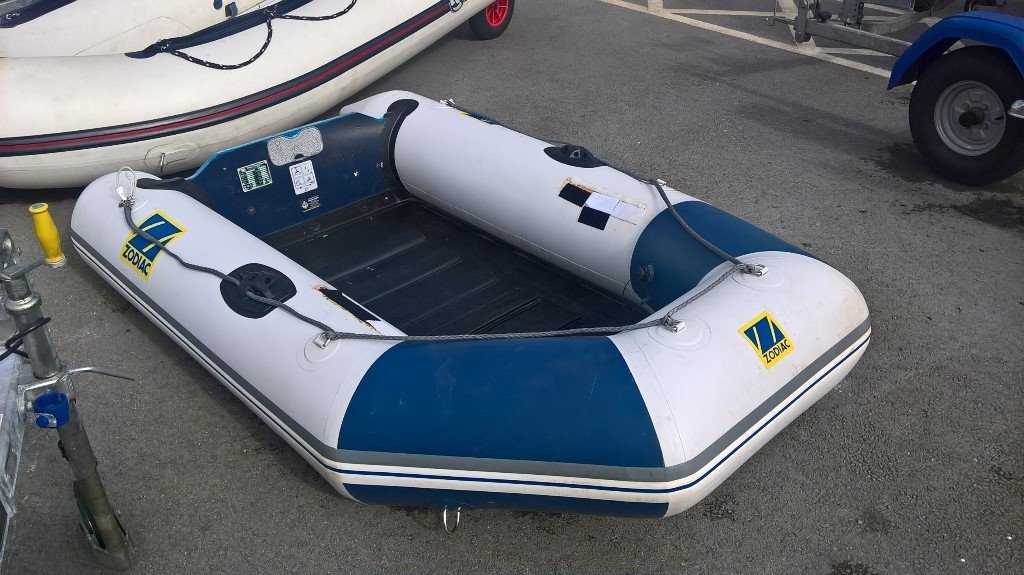 Zodiac 240 cadet inflatable slatted floor roll up in Exeter, Devon