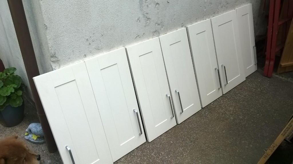 Cream Kitchen Cupboard Doors in Winkleigh, Devon Gumtree