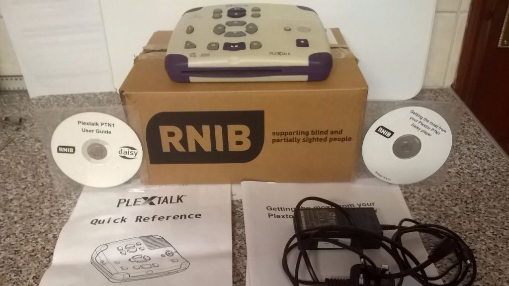 Talking Book Plextor RNIB Daisy Player For CDs For Sight Impaired Persons in Wigston