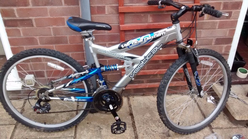 Vertical Decent, Aluminum frame, Mountain Bike, Full Suspension in