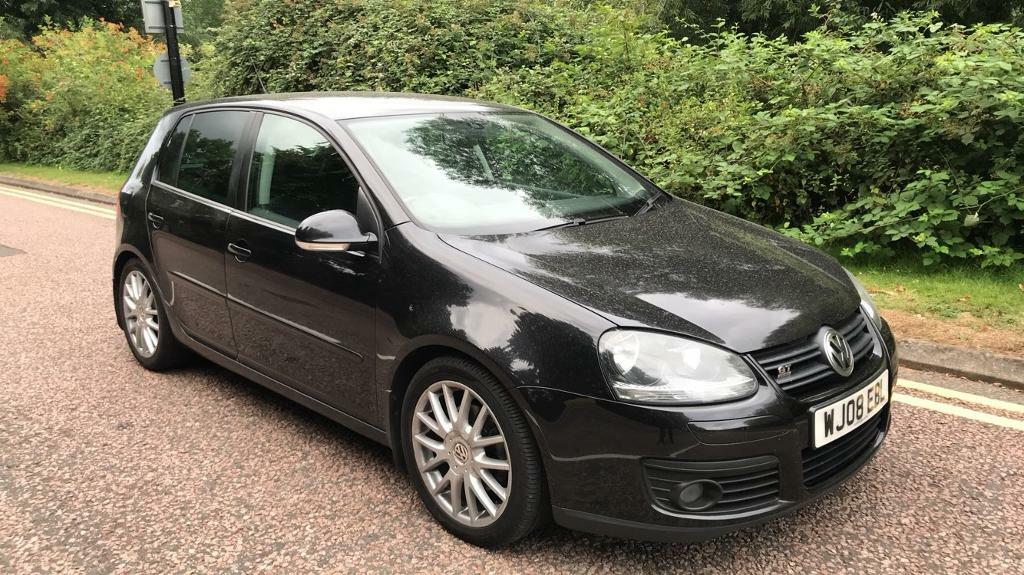 VW Golf 2.0 GT TDI 140 bhp, 2008 Plate, Metallic Black, 6 Speed Manual, Full Service History