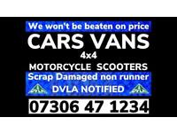 ‼️ SELL MY CAR VAN ♻️ WANTED SCRAP NON ULEZ CASH COLLECT TODAY 42