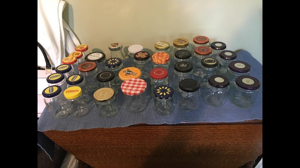 Collection of Empty Jam Jars & Lids in Houghton Le Spring, Tyne and