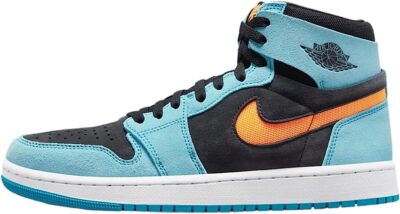 Мужские кроссовки Jordan 1 ZM Air CMFT 2 Bleached Aqua/Bright Citrus (DV1307 408)