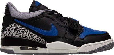 Мужские кроссовки Air Jordan Legacy 312 Low Black/Game Royal-белый (CD7069 041) - 11