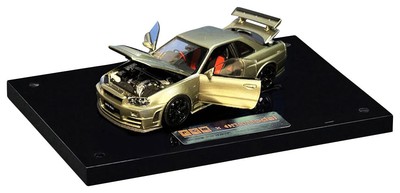 ONEMODEL Planning x PGM 1/43 NISMO R34 GT-R Z-Tune Jade Green Luxury Pac