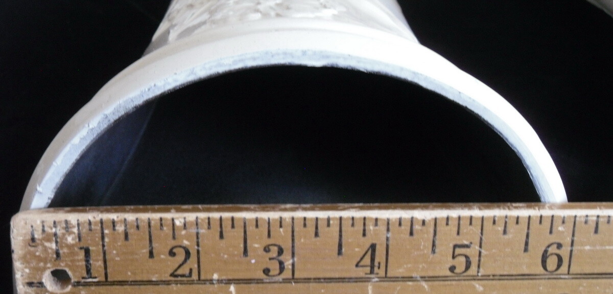 2 Painted Vintage 1985 Homco Wall Pockets Sconces 6085 Iris Floral Flower 1 Pair