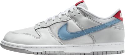 Мужские кроссовки Nike Dunk Low QS серебристый металлик/Aegean Storm (HF0391 001)