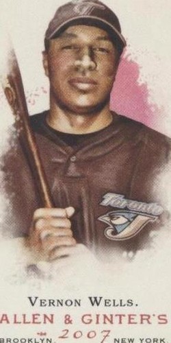 2007 Topps Allen & Ginter's - Vernon Wells #329