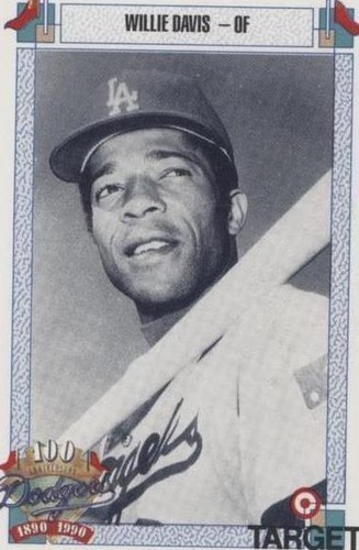 1990 Target Dodgers 100th Anniversary - Willie Davis #172