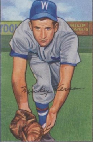 1987 C.C.C. 1952 Bowman Reprints - Mickey Vernon #87