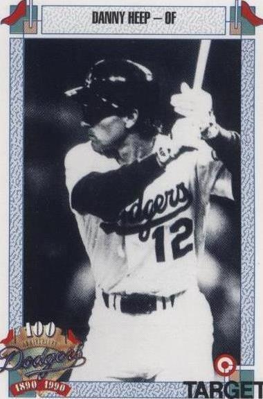 1990 Target Dodgers 100th Anniversary - Danny Heep #329