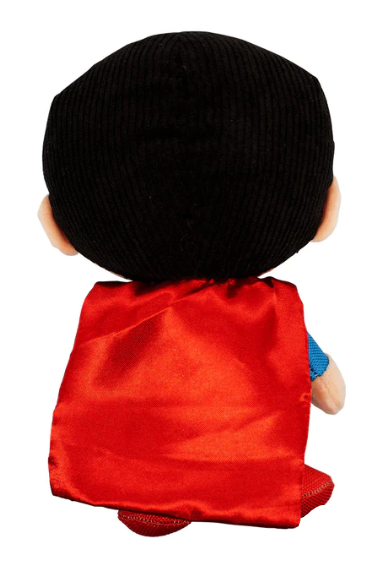 Dog Toy Squeaker Plush - Superman Full Body Standing Pose with Corduroy