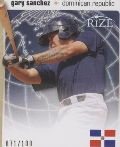 2012 Leaf Rize Draft - Gary Sanchez #WC-18