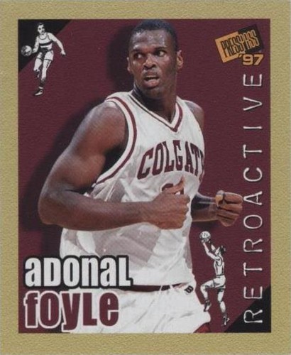 1997 Press Pass Double Threat - Adonal Foyle #8