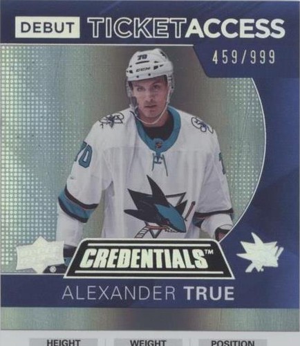 2021-22 Upper Deck Credentials - Alexander True #81