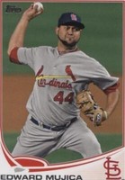 2013 Topps Mini - Edward Mujica #96