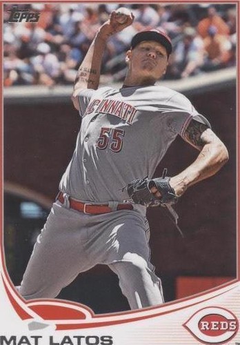 2013 Topps Mini - Mat Latos #155