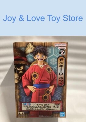 One Piece DXF the Grandline Wano Kuni Luffy Figure Bathrobe Ver. Japan Import