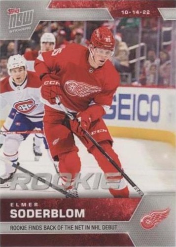 2022-23 Topps Now NHL Stickers - Elmer Soderblom #11