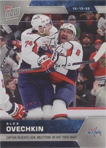 2022-23 Topps Now NHL Stickers - Alex Ovechkin #112