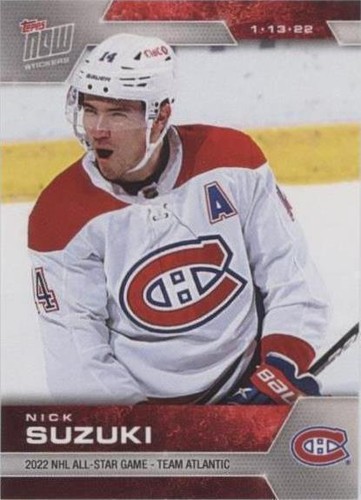 2021-22 Topps Now NHL Stickers - Nick Suzuki #ASG-09