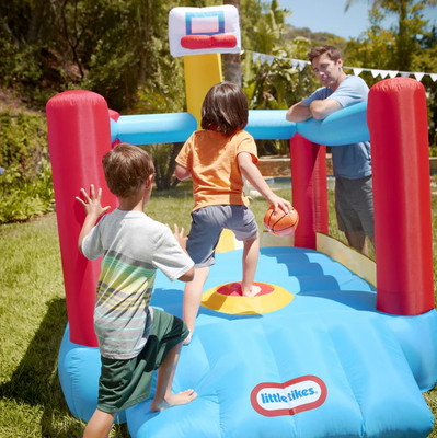 Little Tikes Super Slam 'n Dunk BOUNCE HOUSE Inflatable Basketball Hoop