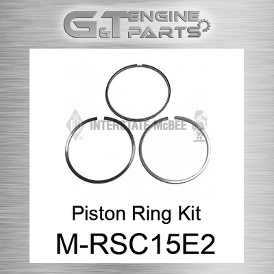 M-RSC15E2 PISTON RING KIT INTERSTATE MCBEE (NEW AFTERMARKET)