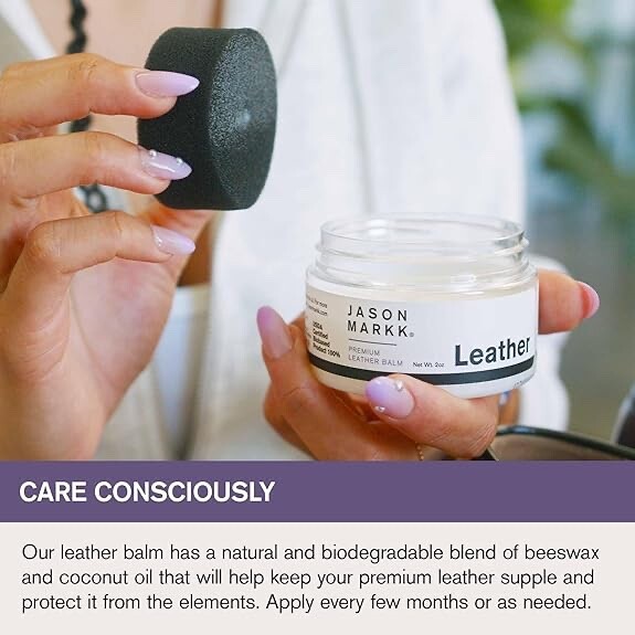 Jason Markk Leather Care Kit - Helps Maintain & Care for Leather Goods